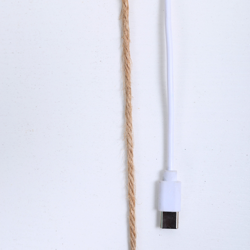 Picture of Hemp Rope Source Factory Thick Jute Rope Bundle Handmade DIY Hanging Tagline Retro Lamp Twist Cat Climbing Frame Thick Tug