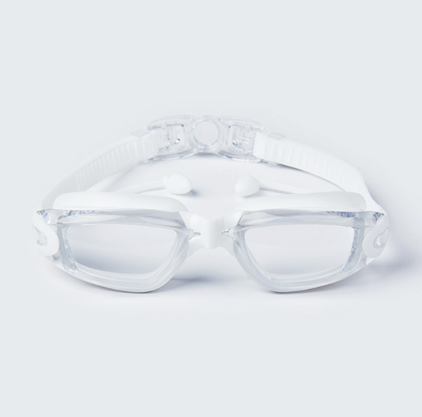 Picture of Swimming Goggles Wholesale Waterproof Anti-fog HD Flat Light Myopia Adult Swimming Glasses Large Frame Swimming Goggles