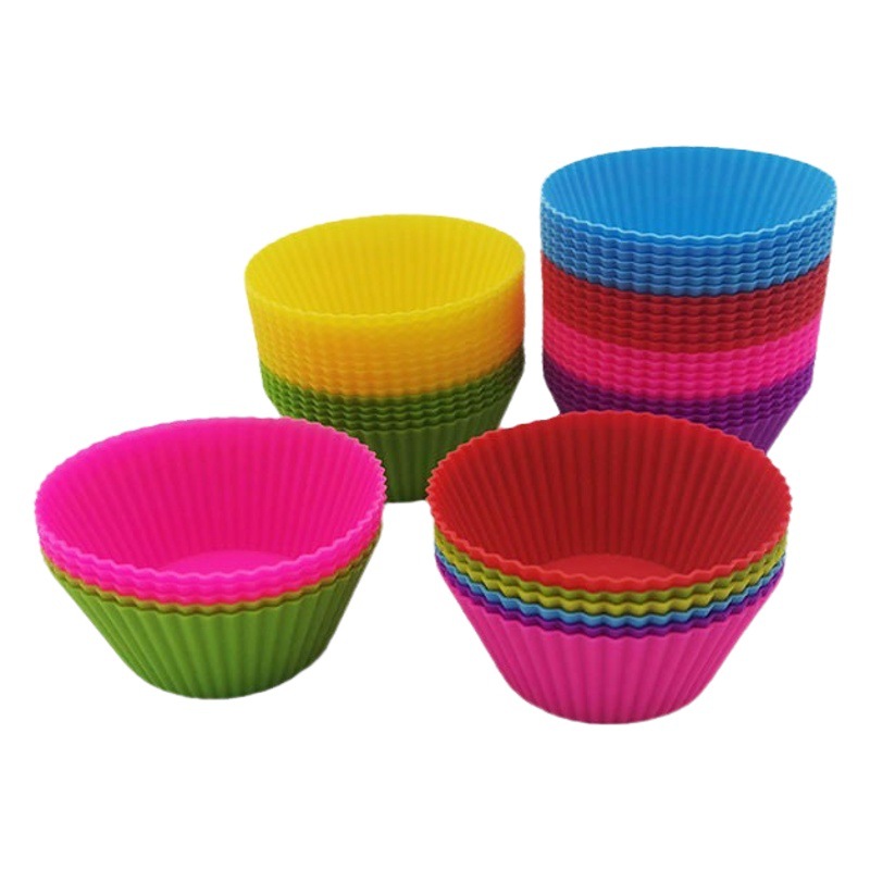 Mafen Cup round cake Cup silicone mold silicone pudding cake mold egg tart mold 15g 9cm