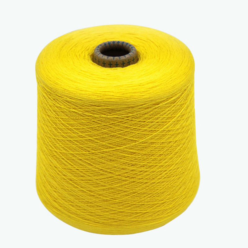 Picture of 2/28NM 2/48NM95% cotton 5% cashmere blended knitted cotton wool textile yarn color spinning feel fluffy