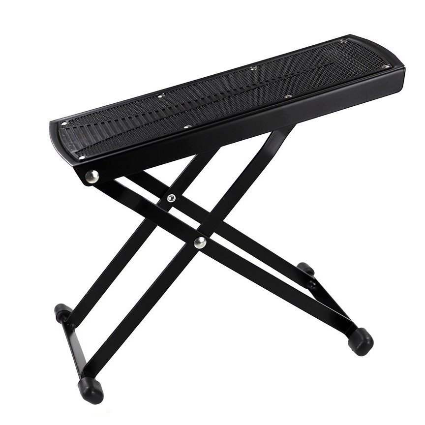 Picture of Guitar Footrest Thickeneded 6-Speed Adjustable Guitar Footrest Foldableing Folk Guitar Playing Footrest Footrest