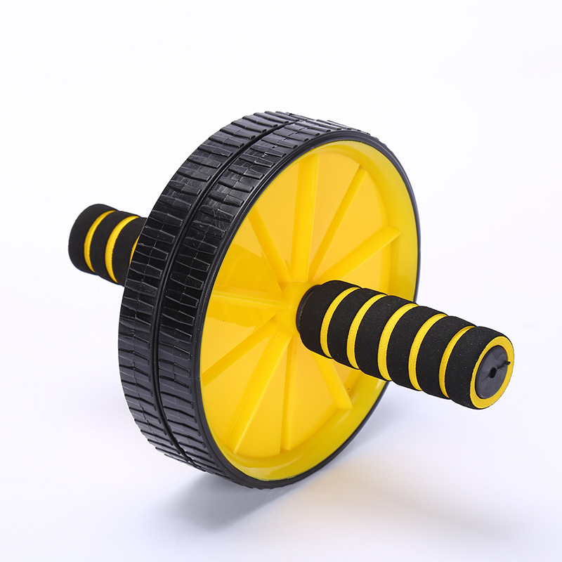 Picture of Wholesale Indoor Double Roulette Wheel Fitness Equipment Outdoor Household Two-wheel Abdominal Artifact Professional Abdominal Muscle Disc Abdominal Wheel