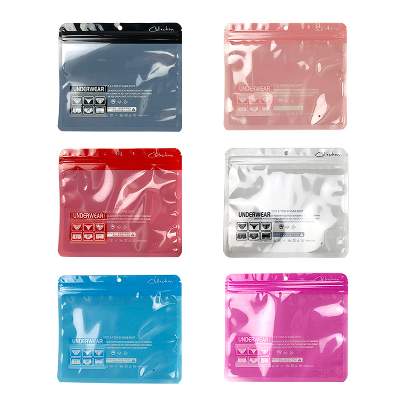 Picture of Underwear packaging bag unisex leggings self-sealing bag underwear zipper bag underwear self-sealing sealed bag logo