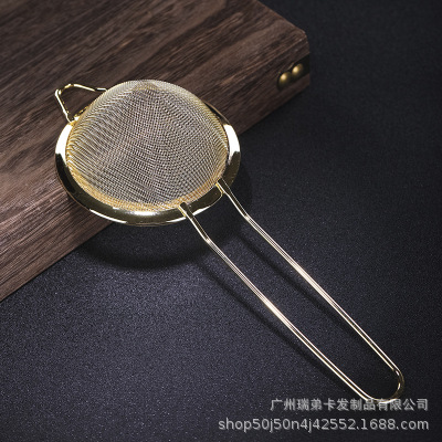 Picture of Cross-Border Ultra-Precision 304 Stainless Steel Filter Filter Deepened Triangular Conical Funnel Leakage Duster