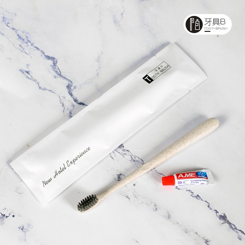 Picture of Hotel Special Hotel Toiletries Set Comb Disposable Toothbrush with Toothpaste Soft Hair Homestay Wholesale Customization