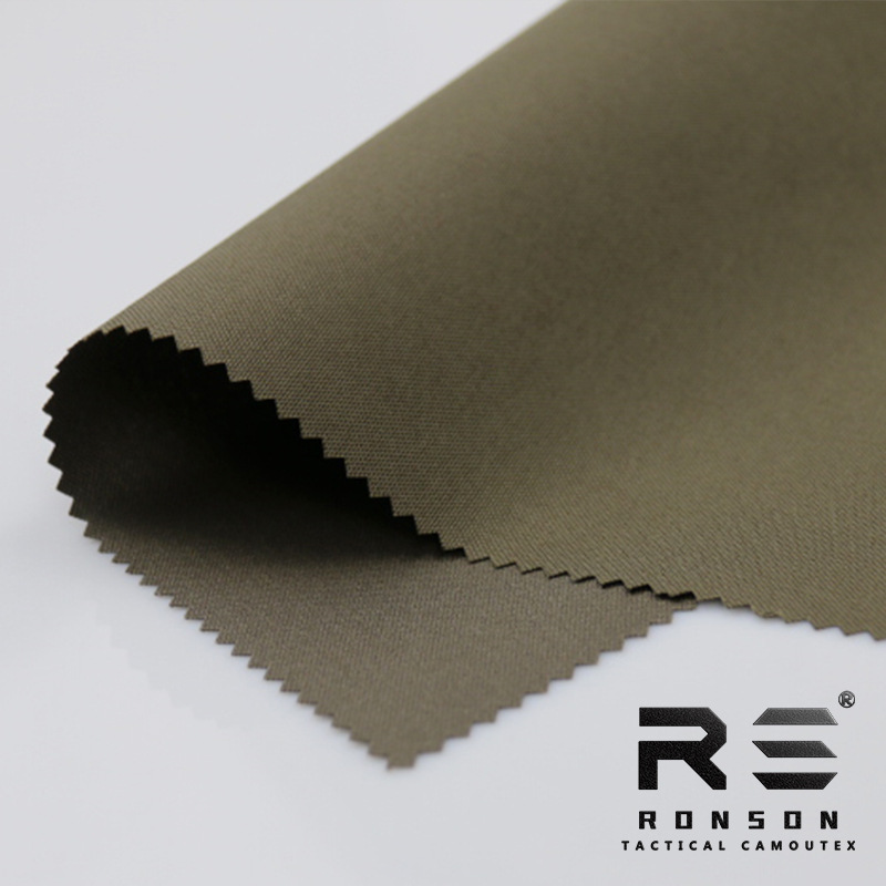 Picture of Rongsheng 500D Polyester Wolf Gray Cordura Waterproof Pu Coated Outdoor Fabric for Bags, Waterproof and Tear-Resistant