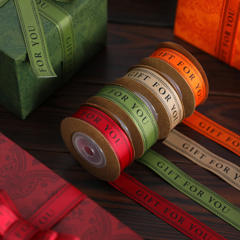 gift box packaging ribbon bow tie DIY handmade tie gift packaging ribbon tie box rope belt