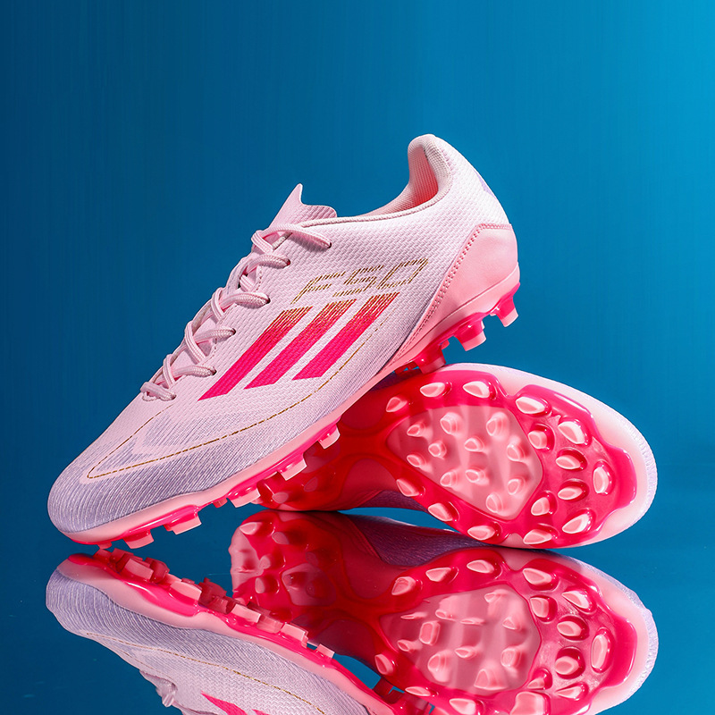 Cross-Border Summer New Large Size Football Shoes for Men and Women Low-Top Artificial Flat Spikes Youth Shoes Football Training Shoes Wholesale