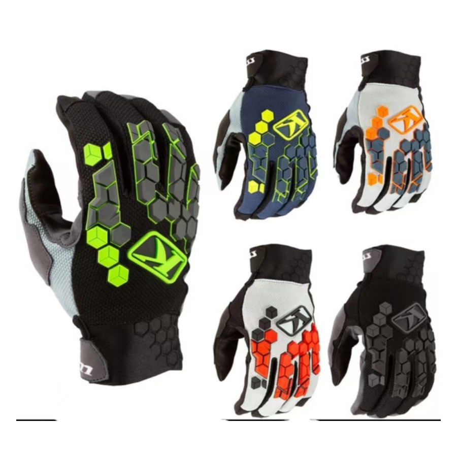 Cross-Border New Off-Road Motorcycle Riding Gloves, Anti-Wear and Breathable Motorcycle Full-Finger Gloves, Outdoor Downhill Bicycles