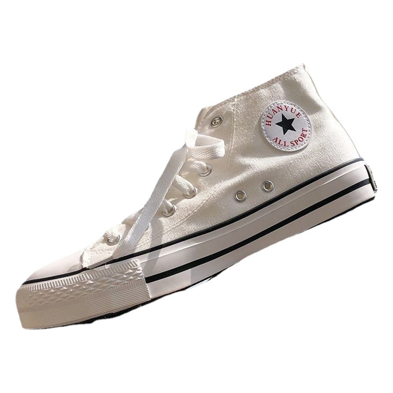 High-top canvas shoes men's Korean-style trendy 2021 Spring and Autumn New Harajuku ulzzang retro versatile student skate shoes