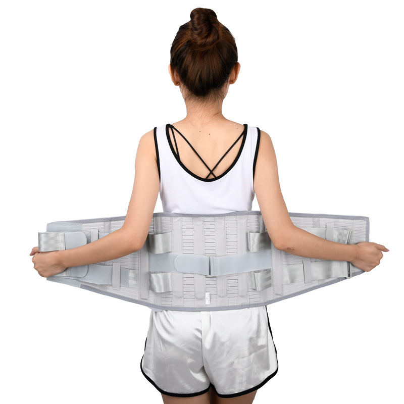 Picture of Heighten and widen protective belt lumbar fixation unisex waist circumference steel plate reinforced lumbar spondylosis lumbar spine