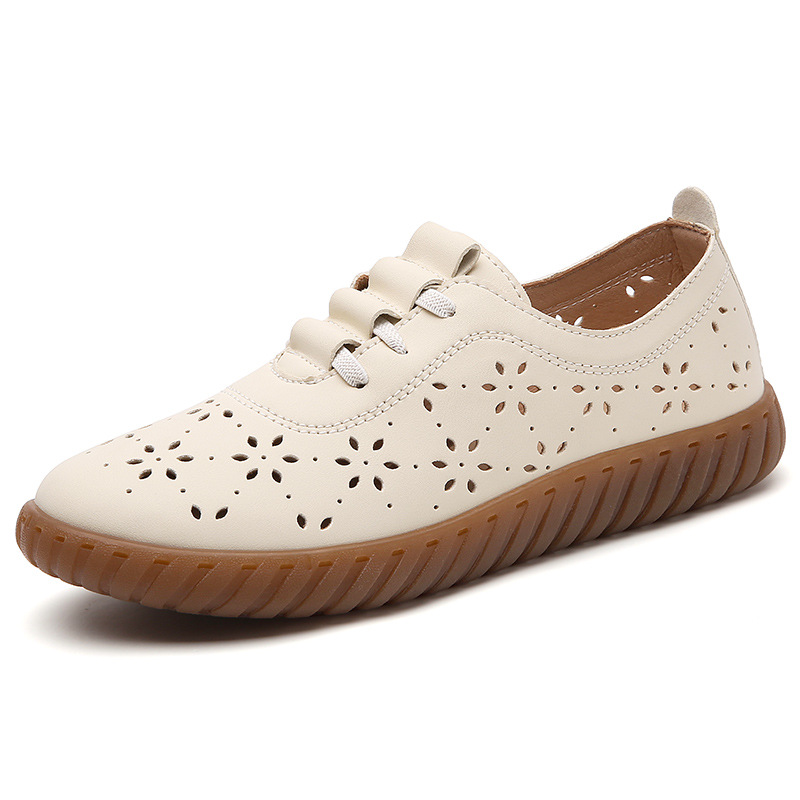 2025 Cross-Border Aliexpress Independent Station Pinduoduo Dropshipping Wholesale Slip-On Shoes Hollow Shoes Mom Shoes