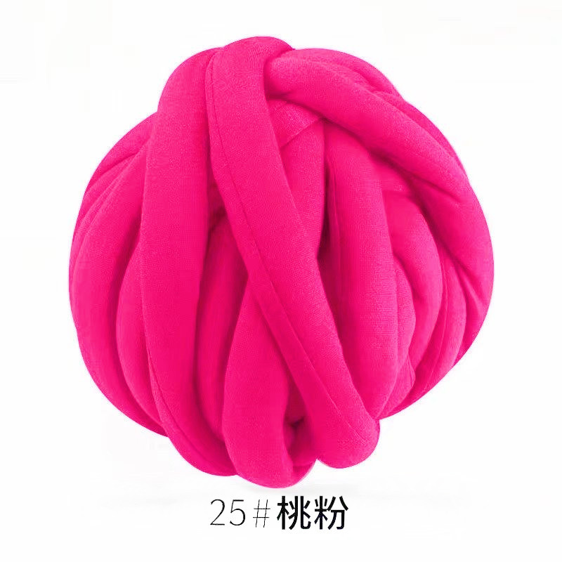 Picture of Heart-filling cotton warm velvet cotton Iceland wool DIY hand-woven hook blanket carpet cover blanket dog kennel cat nest cushion basket basket bag