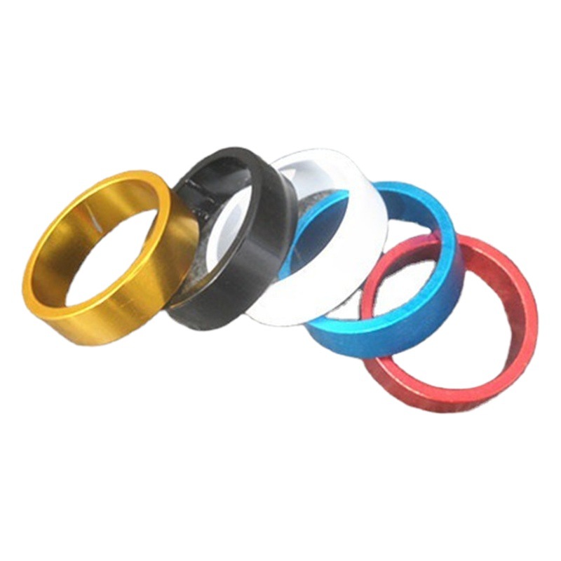 Mountain bike Bowl set 28,6 washer handle vertical fork aluminum alloy backing ring 10mm black spot black