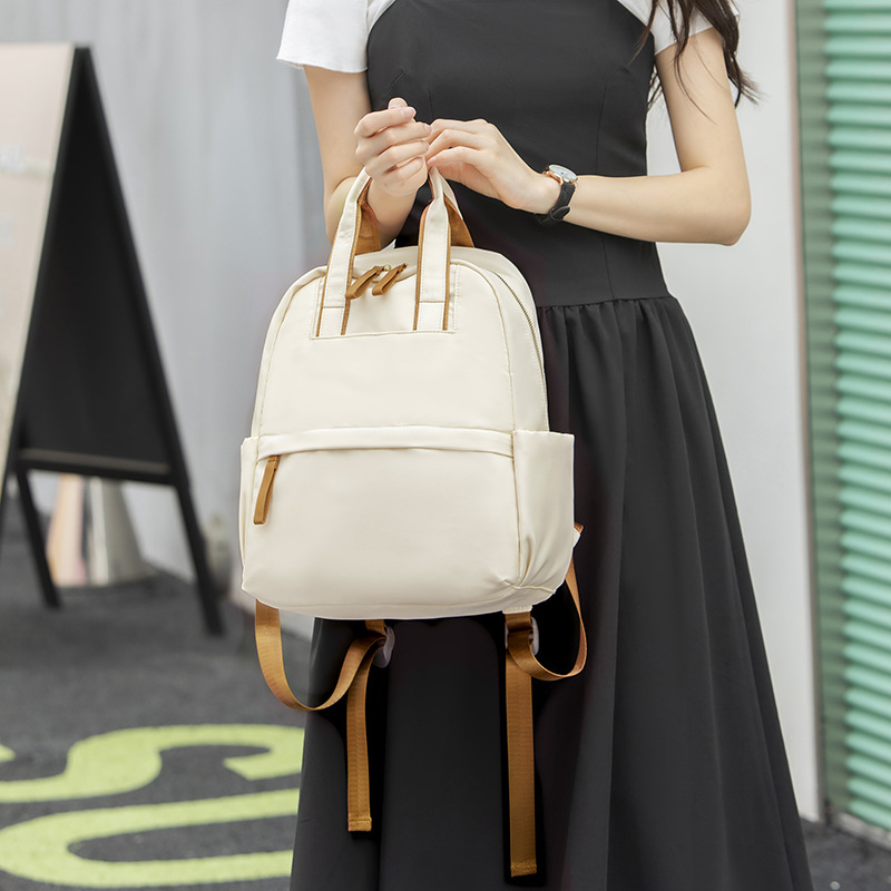 Picture of Women's Simple Backpack Bag Bag Backpack Computer Bag Casual Portable Travel Bag Female Middle School Student School Bag