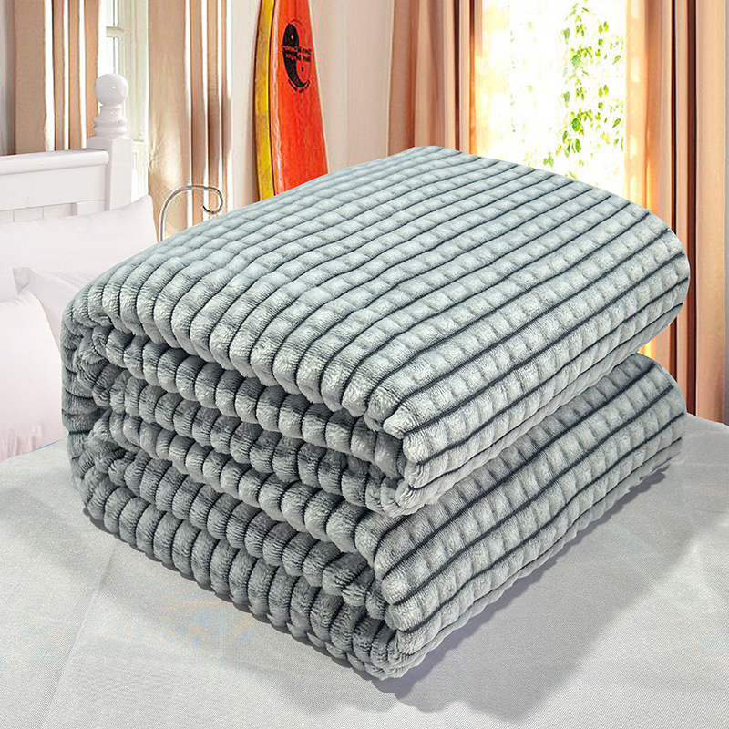 Picture of Milk fleece blanket office nap coral fleece blanket flannel children's small blanket summer air conditioning blanket wholesale