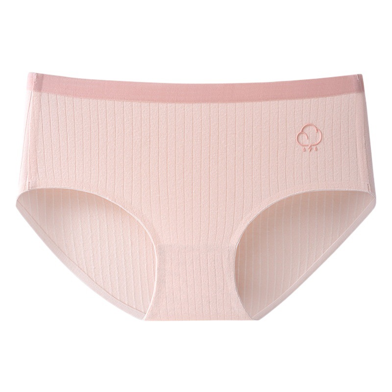 Women's cotton underwear Class A Baby Cotton 3A grade antibacterial breathing cotton soft comfortable breathable girl mid waist briefs