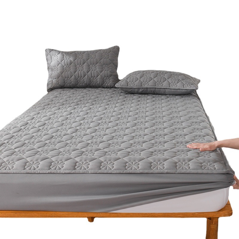 Amazon wish cross-border waterproof bed hat urine-proof breathable cotton padded bedspread Simmons mattress protector