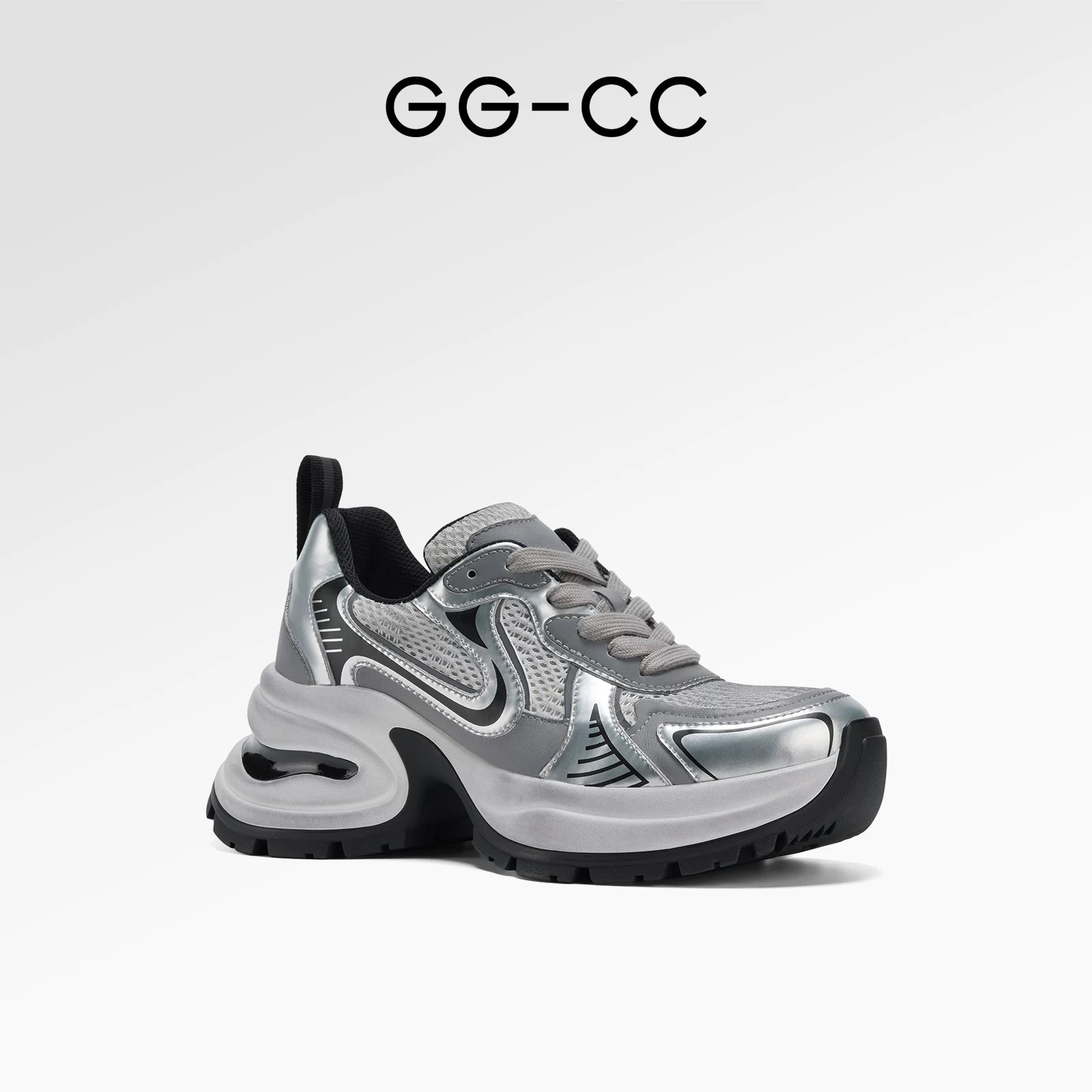 Zhao Lusi's Same Style Dad Shoes Women's Shoes 2025 New Spring Versatile Thick-Soled Height-Increasing Popular Sports and Casual Shoes