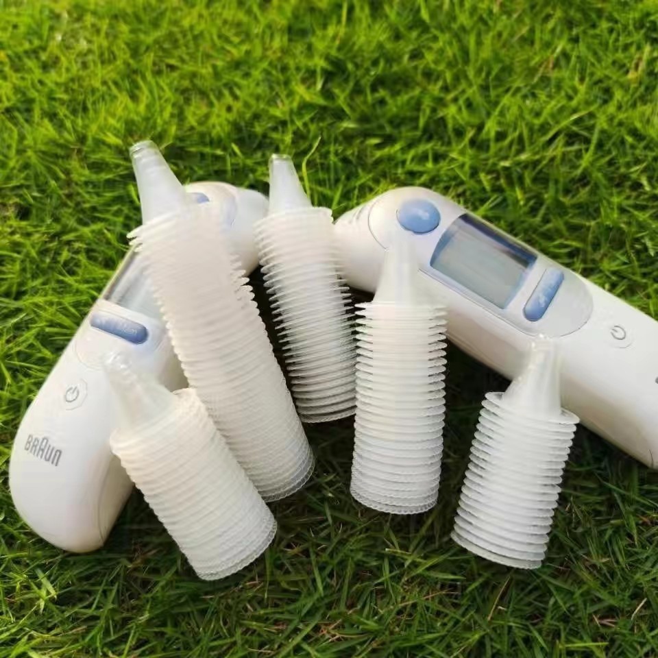 Picture of Ear temperature sleeve ear temperature gun sleeve eight years manufacturers specializing in the production of disposable ear temperature sleeve universal Braun ear temperature sleeve