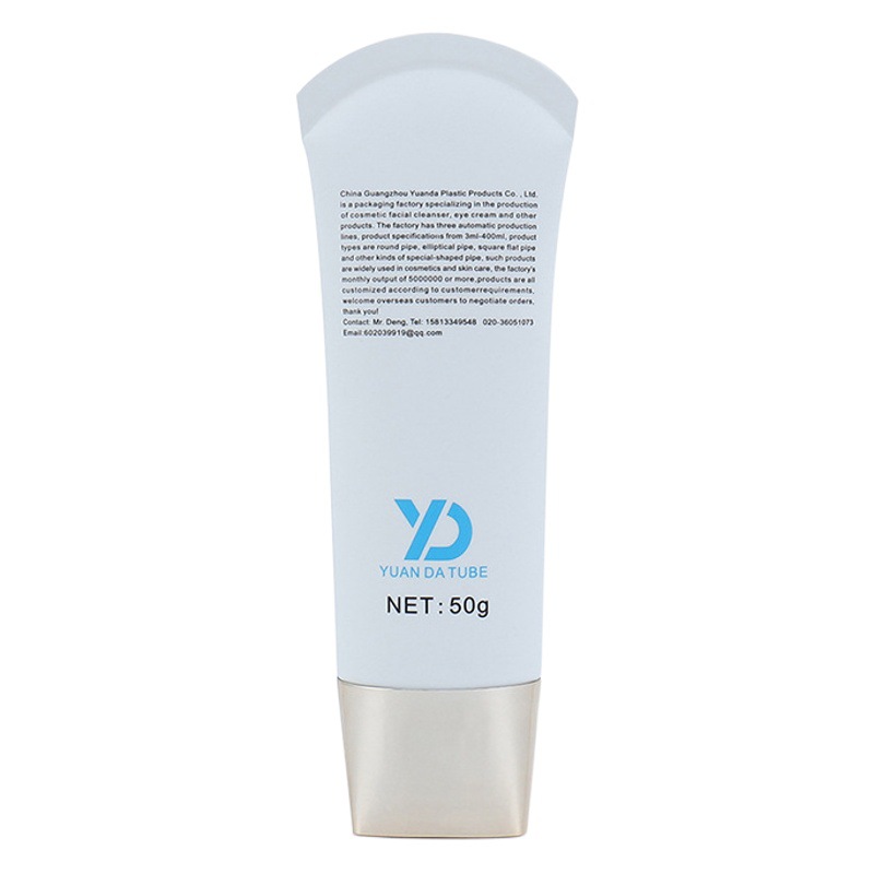 35mm double-layer square Oval cover hose BB Cream Hand cream sunscreen facial cleanser hose cosmetic hose packaging material pe