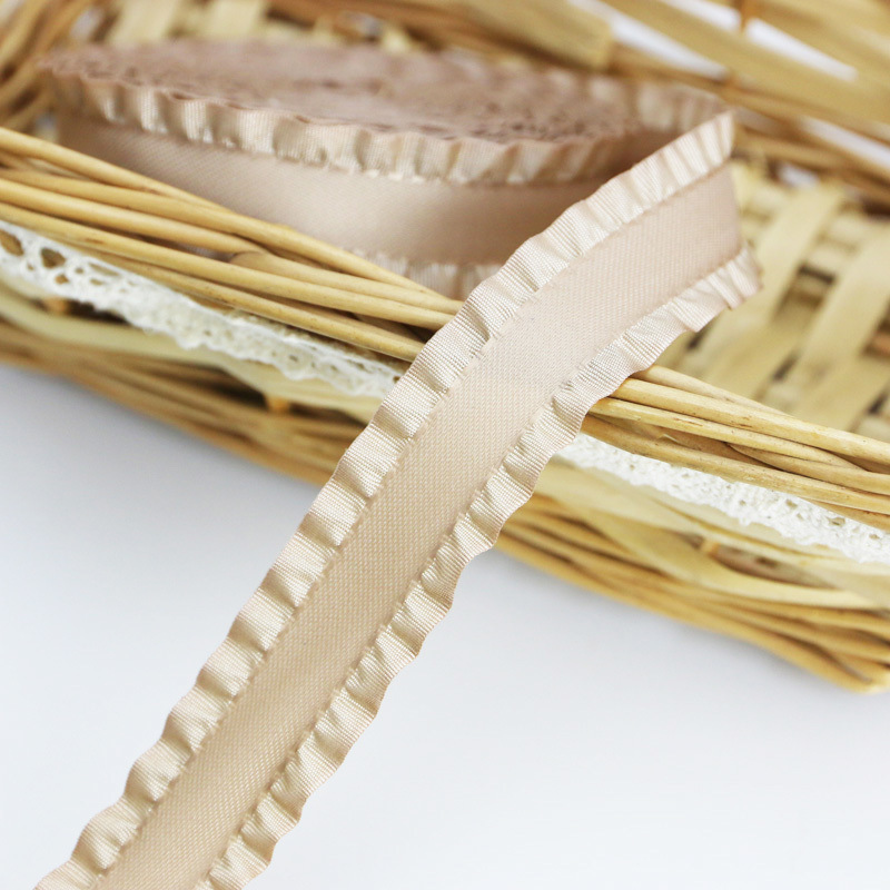 Picture of 2.2cm Skirt Ribbon Wrinkle Ribbon Ribbon Ribbon Flower Wedding Gift Packaging Ribbon 4.5 m/Roll
