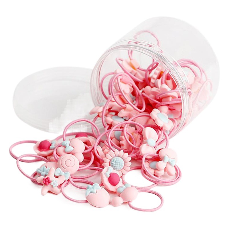 Children's Head Rope Rubber Band Hair Band Hair Band Little Girl's Hair Rope Baby's Hair Accessories Girls Do Not Harm Princess Tide