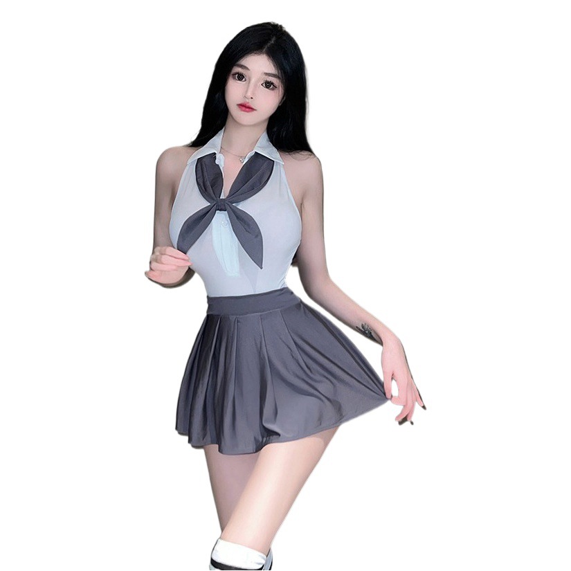 Sexy lingerie pure desire style sexy uniform temptation female student suit strawberry campus college jk student clothes wholesale