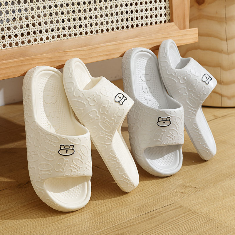 Picture of Sandals for Female Couples to Wear at Home, Cartoon Thick-Soled Non-Slip Bathroom Bathing Slippers for Men, Summer Wholesale Lightweight