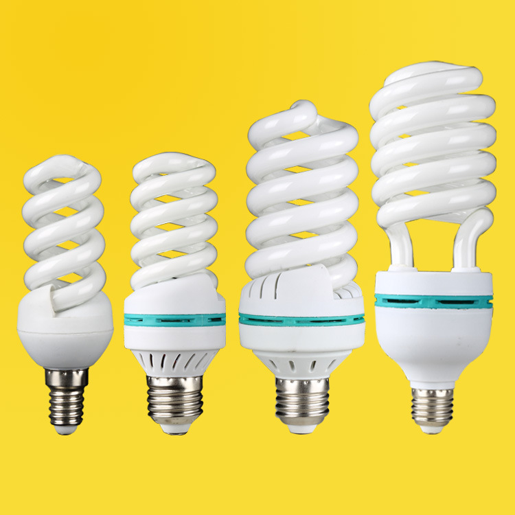 Picture of Factory wholesale tricolor energy-saving lamp screw bayonet bulb yellow white light energy-saving bulb 26W40W
