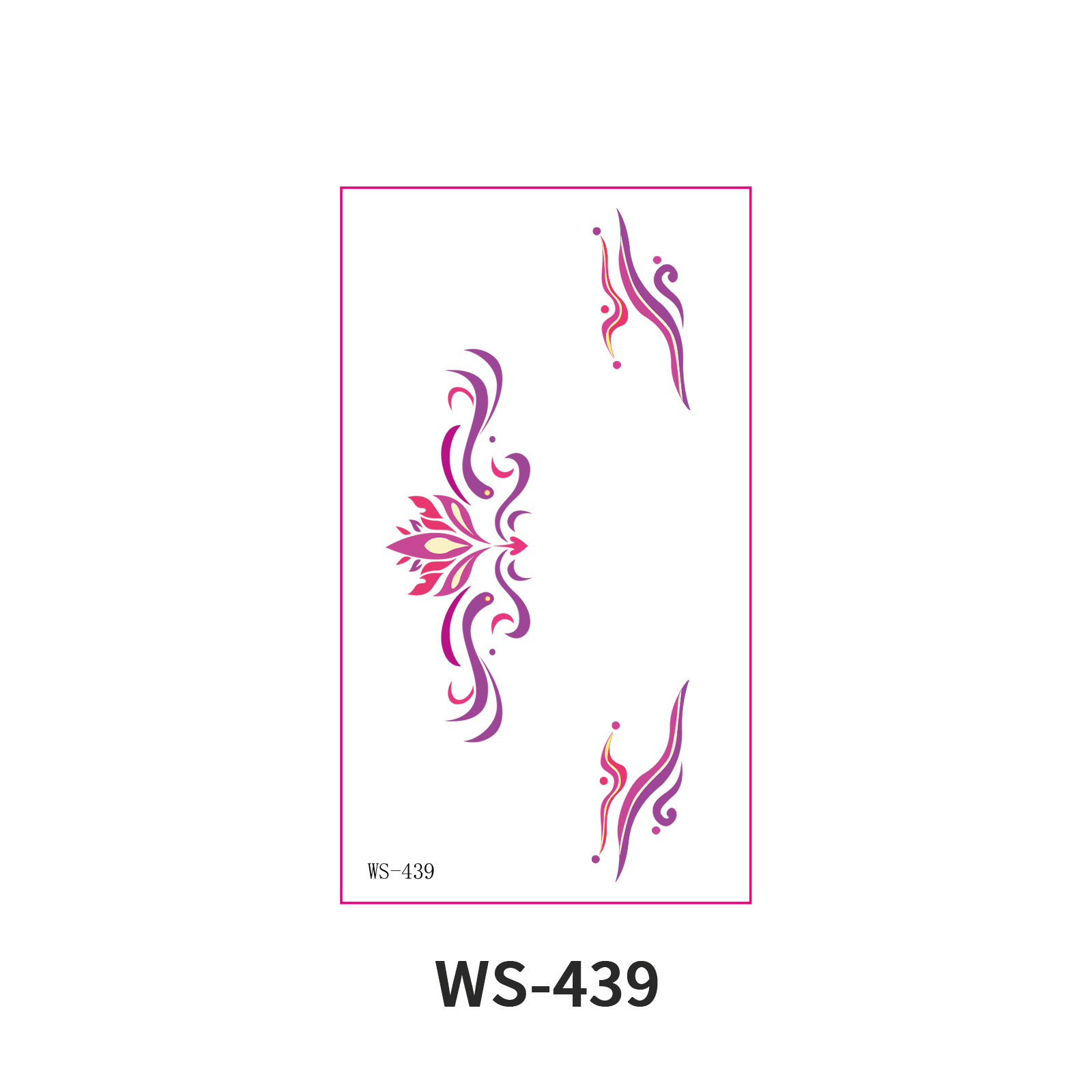 Picture of New Nezha Acrylic Face Tattoo Sticker Children's Forehead Print Eyebrow Sticker Waterproof Sweat Painted Face Sticker