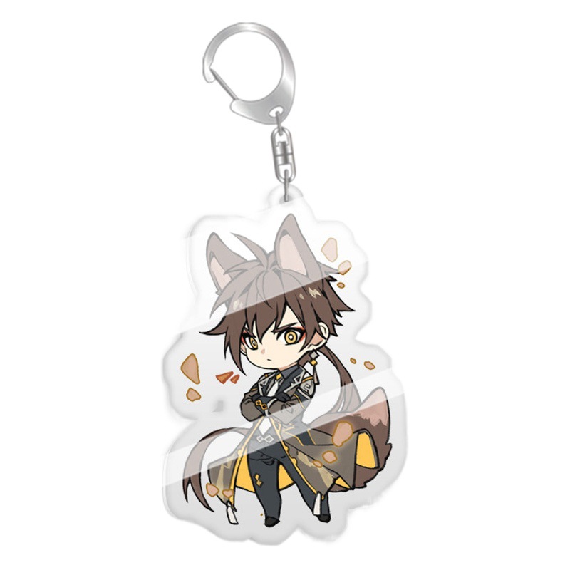 Picture of Cartoon anime peripheral Violet eternal garden transparent keychain Violet acrylic pendant in stock