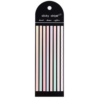 Picture of PET Extremely Slender Index Sticker Fluorescent Extended Waterproof Post-it Sticker Translucent Marker Sticker