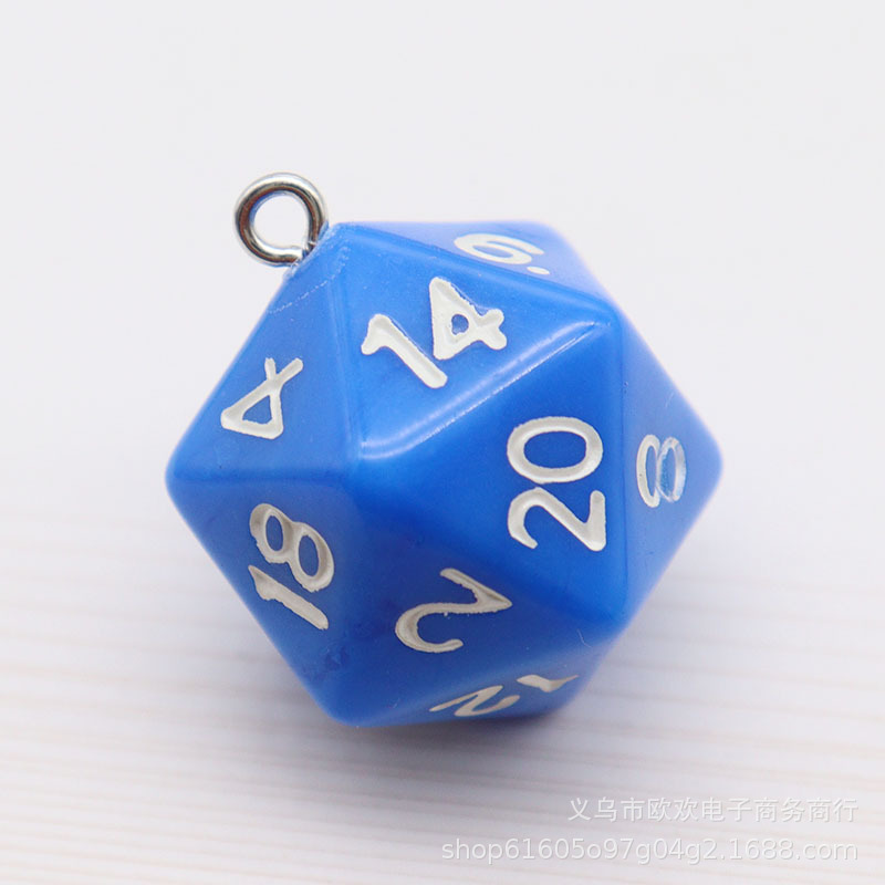 Picture of 20 Sieve Dice Transparent Solid Color Multicolor Bag Pendant Earrings Keychain DIY Accessories