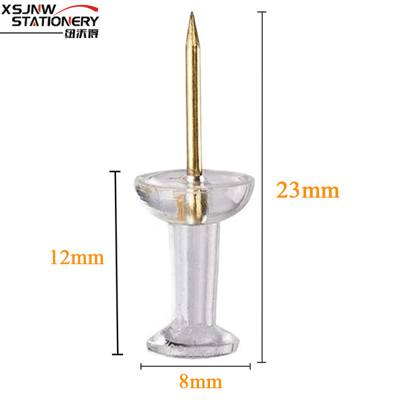 Amazon Golden transparent I-shaped nail art drawing nail cork board Press nail message board nail kindergarten creative drawing nail
