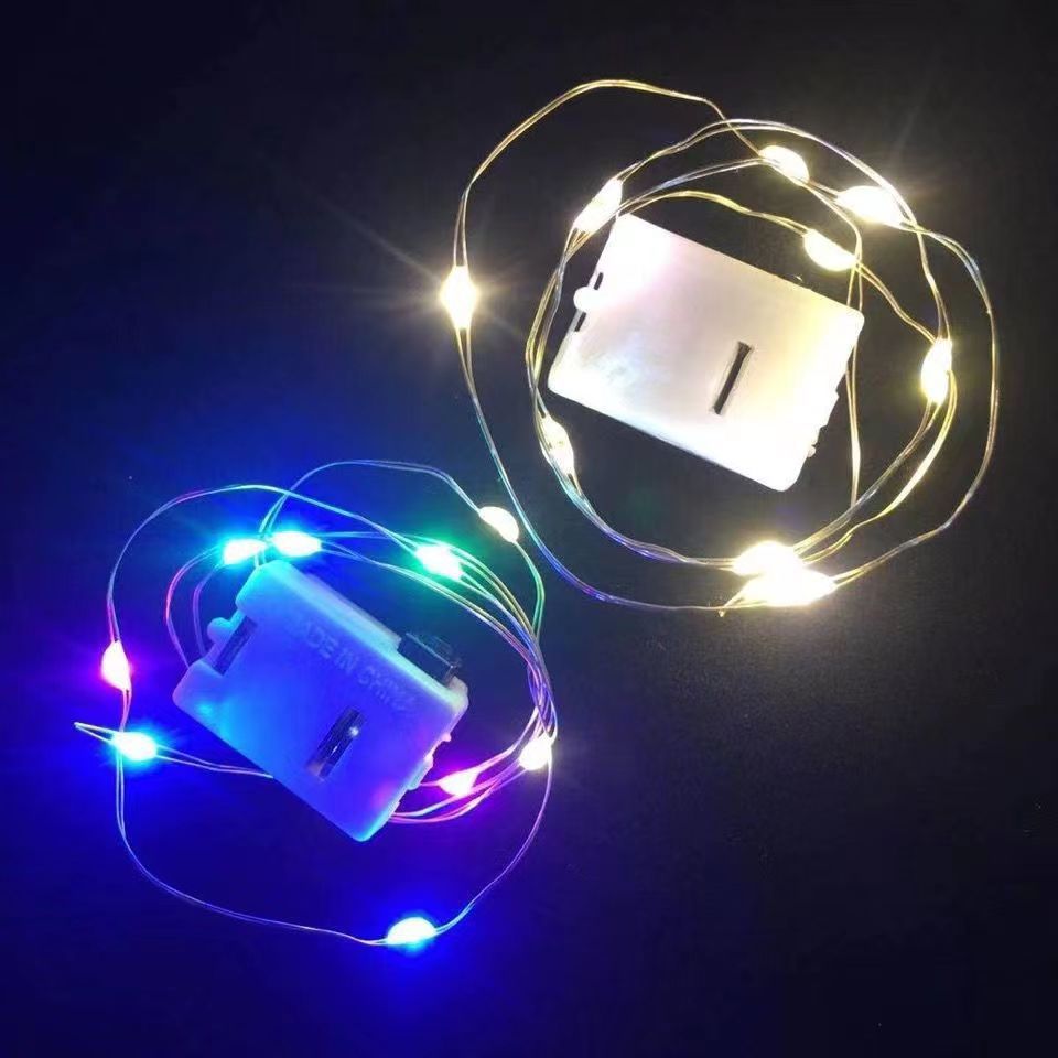 Picture of Flash Led Light String Three-Speed Adjustable Lantern Flower Bouquet Valentine's Day Gift Box Cake Decoration Flower Shop Wave Ball