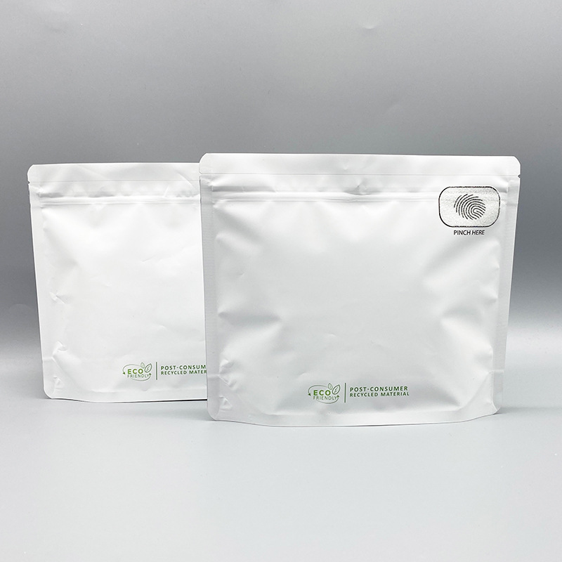 Plastic Composite Film Aluminum Foil Packaging Bag Frosted Sticker Candy Bag Sealed Bag Tactile Film Self-Standing Self-Sealing Tobacco Bag