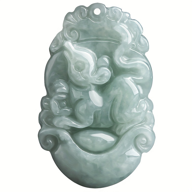 Picture of Myanmar A natural jade jade pendant 12 zodiac pendant 12 zodiac pig pendant jade direct cordless