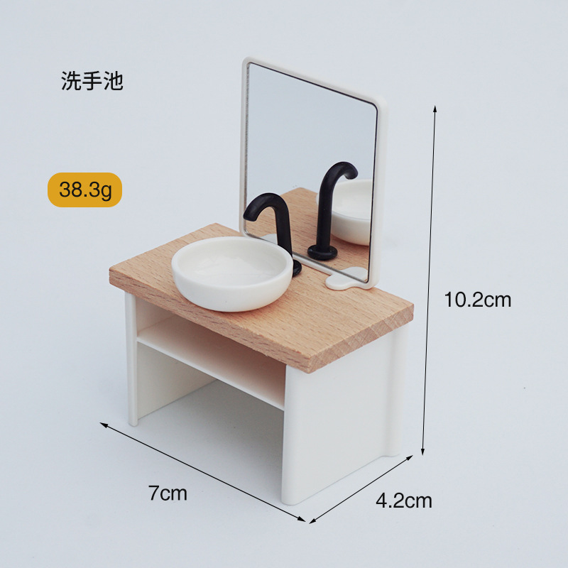 Picture of Mini Simulation TV LCD Display Living Room Bedroom Home Appliances Doll Doll Doll House Accessories Scene Model
