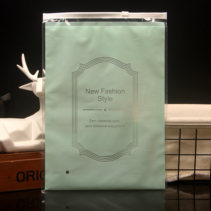 Picture of Clothes clothing packaging bag 700 grams leggings pajamas zipper bag thermal underwear Shirt pants transparent wholesale