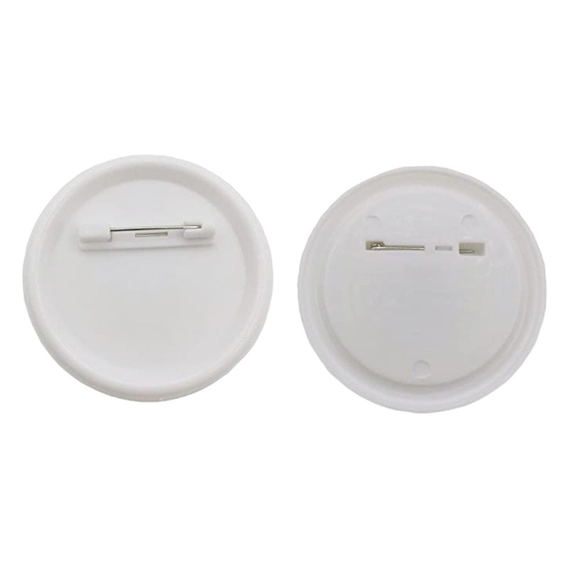 Picture of Tinplate badge consumables safety needle badge material Yum material plastic bottom badge blank consumables
