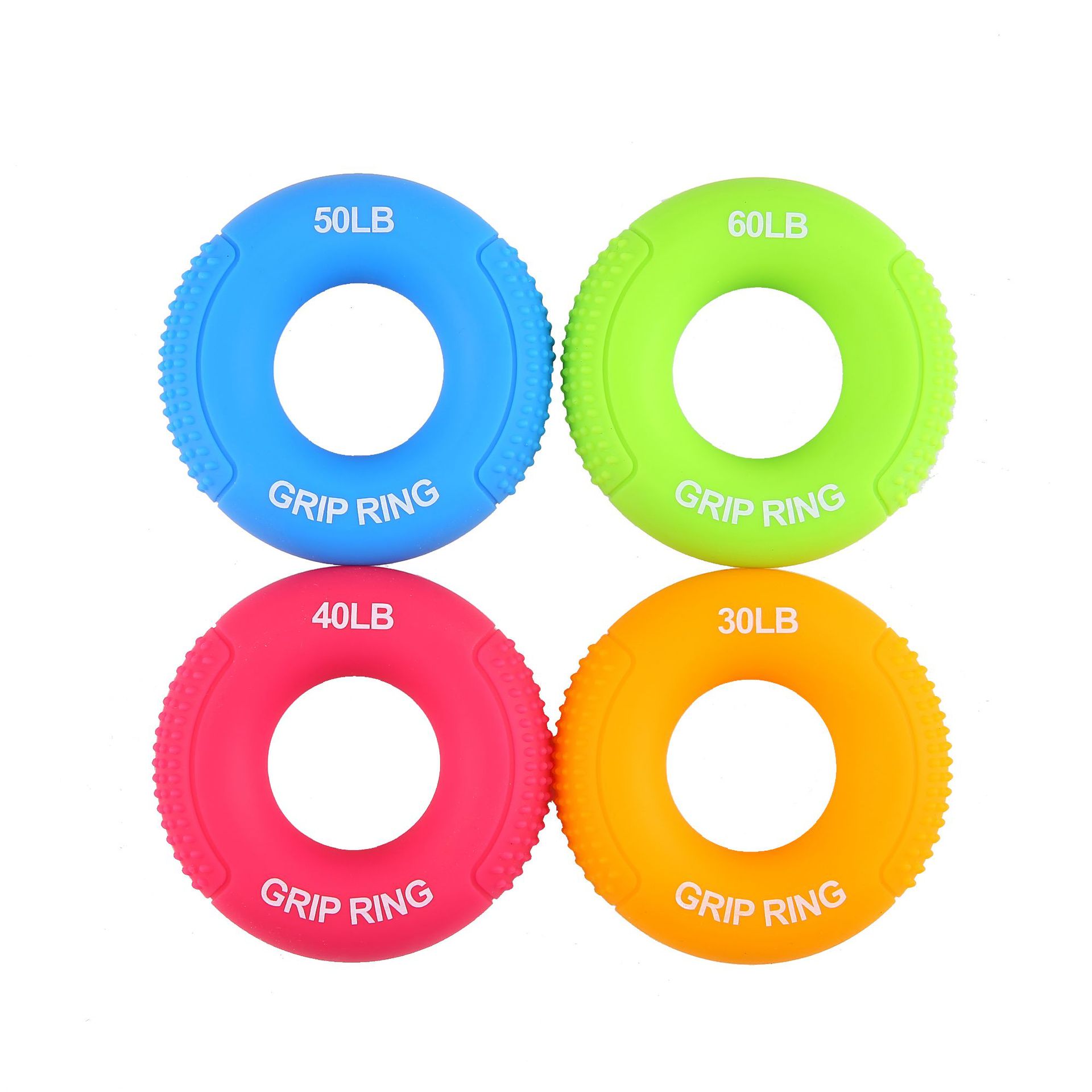 Picture of SOURCE Factory silicone grip ring with massage bump printable logo in stock grip training supplies wholesale