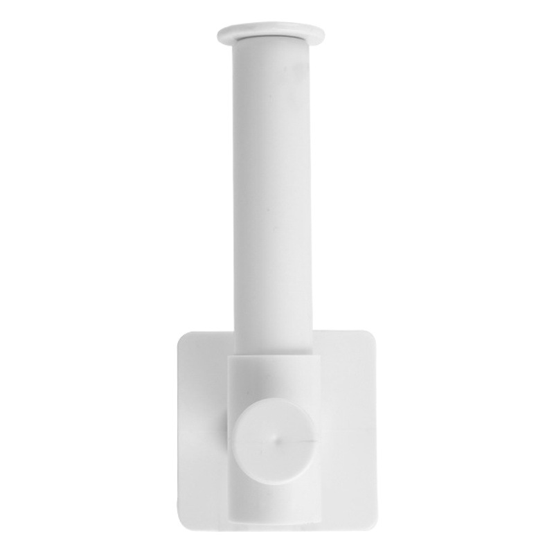 Punch-free lazy rag rack kitchen plastic wrap roll paper storage rack retractable L-shaped face towel rack