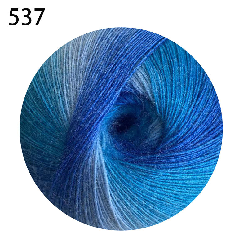 Picture of 1000 m Magic Ball Rainbow Wool Wool Wool Hand-Woven Crochet Shawl Hat Scarf Coat Coarse Baby Wool Ball
