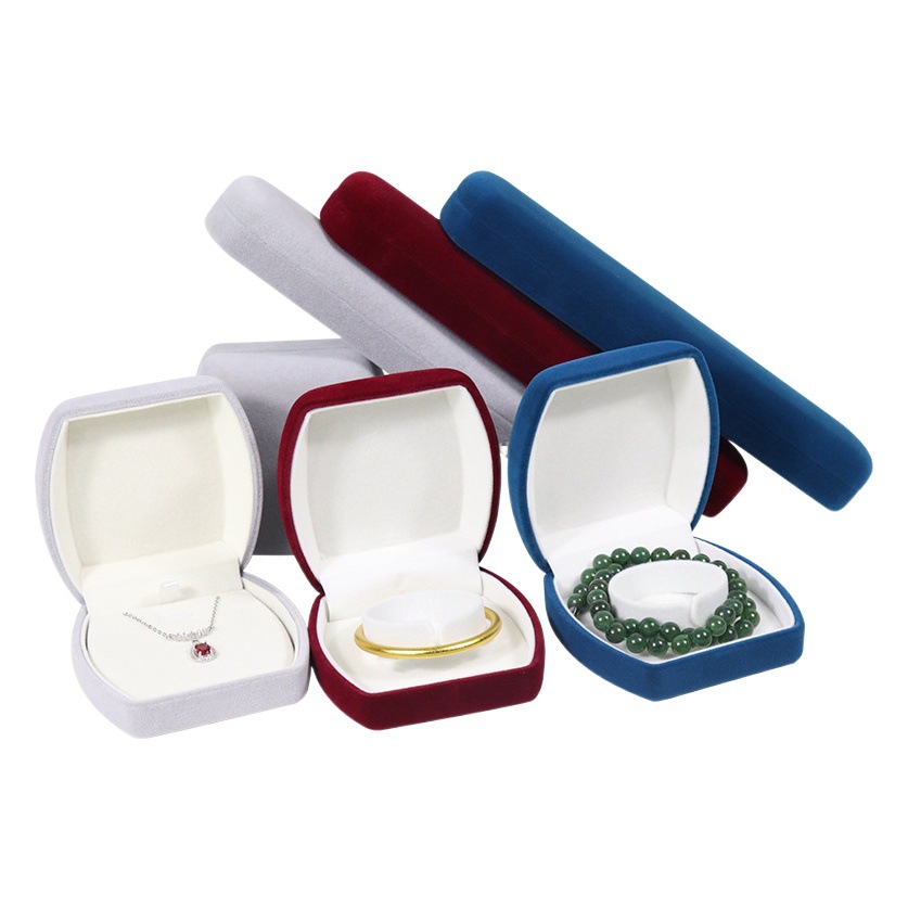 Velvet Jewelry Packaging Box Fashion Ring Box Bracelet Box Creative Ear Nail Box Jewelry Box Necklace Box