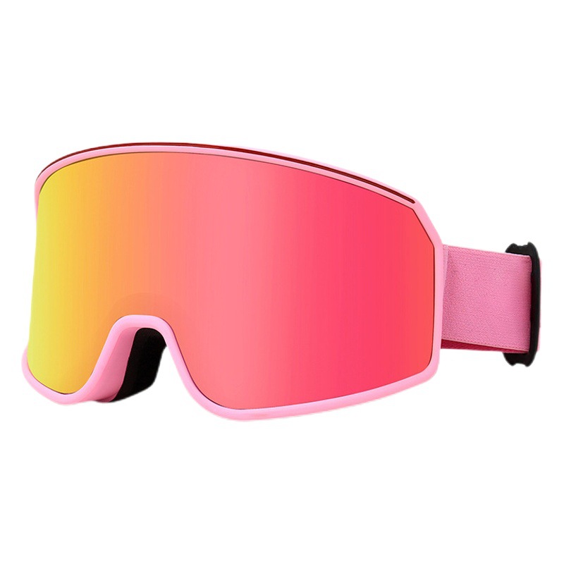 Strict selection of outdoor ski goggles new cross-border wide field of vision ski goggles cylindrical anti-fog ski glasses wholesale