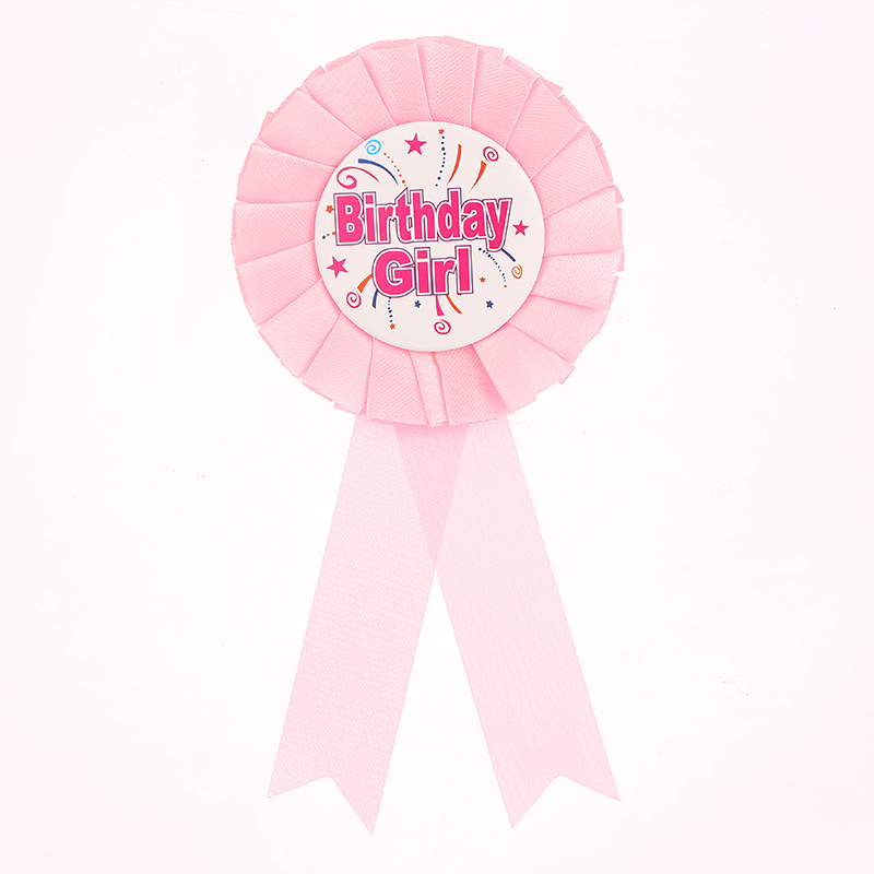Picture of birthday girl BIRTHDAY girl Badge birthday BOY Badge BIRTHDAY Party Supplies