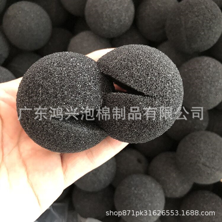 Lightweight High-Density Sponge Ball 38-80Shore Hardness Pu Material Magic Show Clown Nose Props