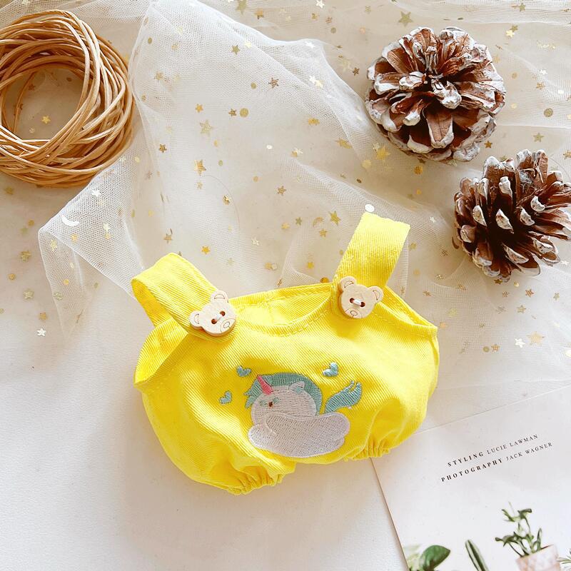 Picture of Hot selling one-shoulder bib pants 20cm cotton doll normal body fat body clothing accessories in stock