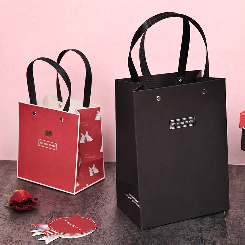 2025 New Birthday Cosmetics Clothing Gift Bag Clothing Bag Packaging Bag Handbag Empty Shopping Bag Paper Bag
